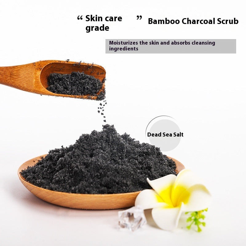 Pure White Body Bamboo Charcoal Facial Scrub