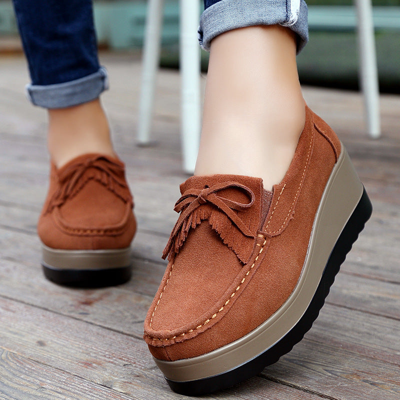 Leisure Wedge Platform Shoes