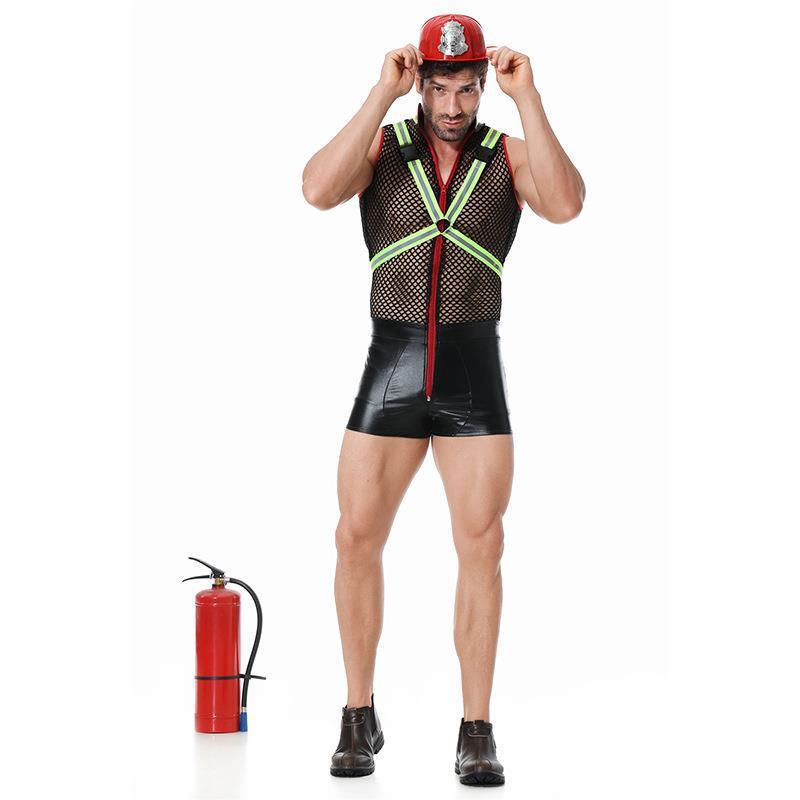 Men's Firefighter Role Costume