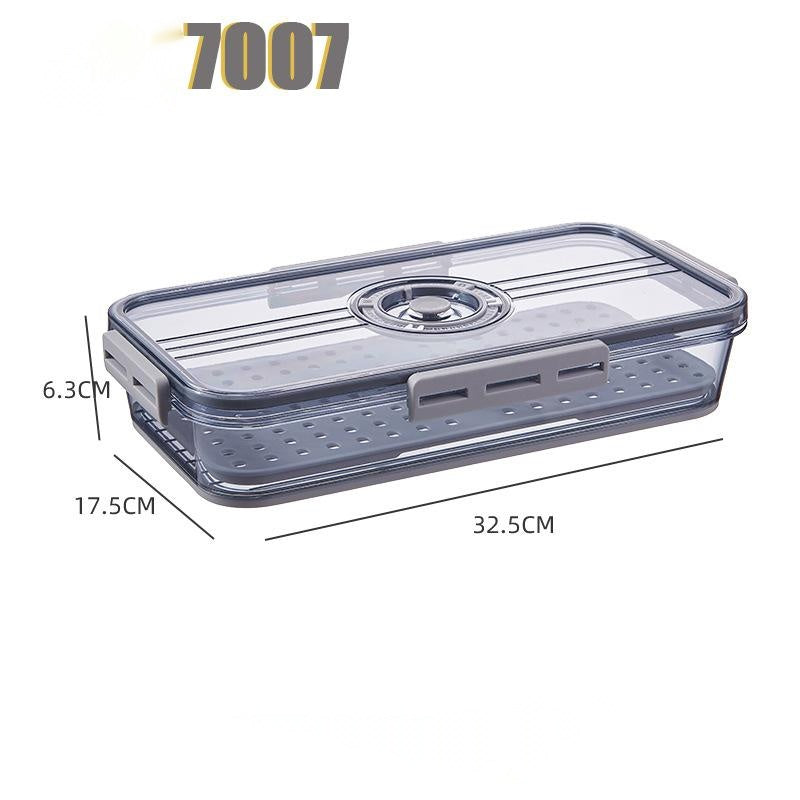 Refrigerator Storage Box Transparent Food Grade PET Plastic Storage Box