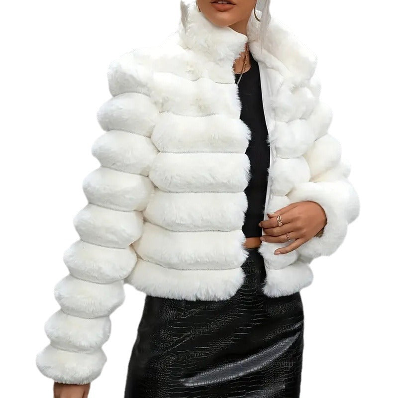 Autumn And Winter European And American Imitation Fur Coat Short Women