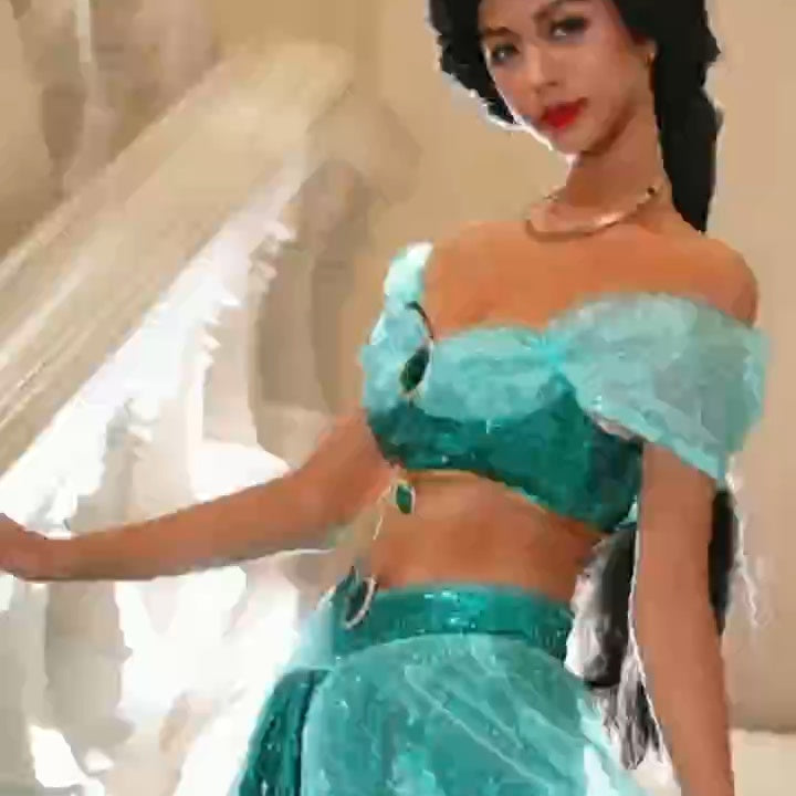 Costume Jasmin Princess Dress