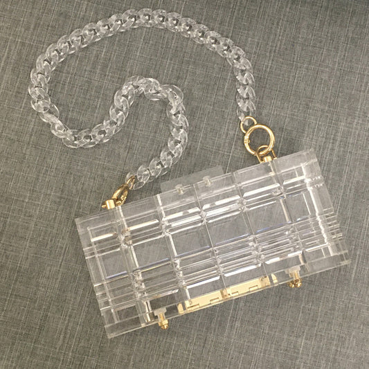 Acrylic transparent Clutch Bag