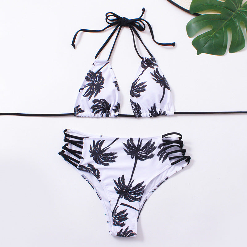 Coconut Tree Bandage Test Split Bikini