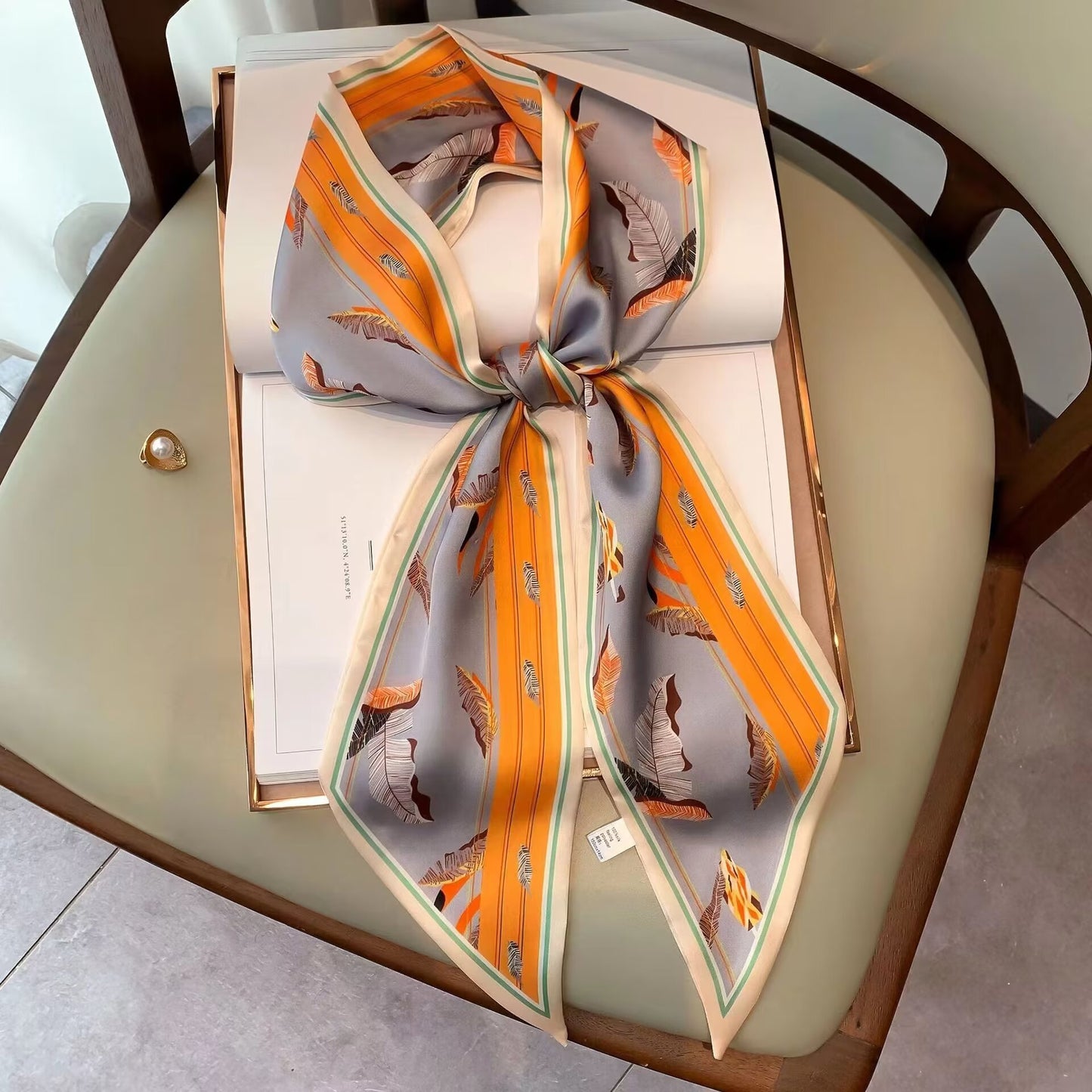 Long Decorative Shirt Scarf Summer Light Luxury