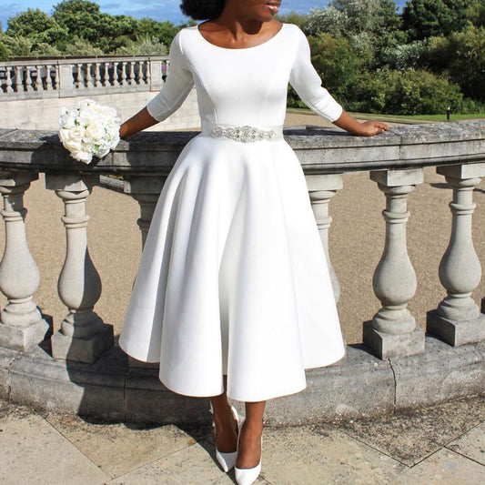 Vestido con vuelo grande para mujer a la moda