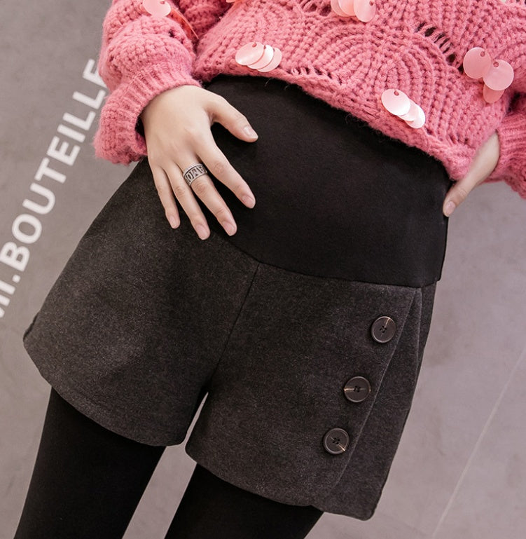 Wool Stomach Lift Shorts