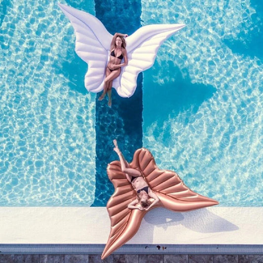 Pool Giant Angel Wings Floating Air Mattress