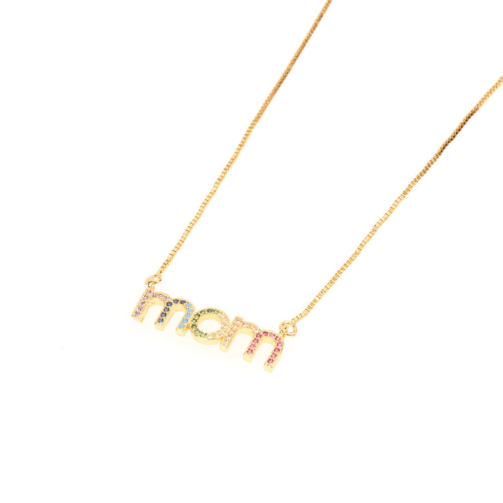 MOM Pendant Necklace