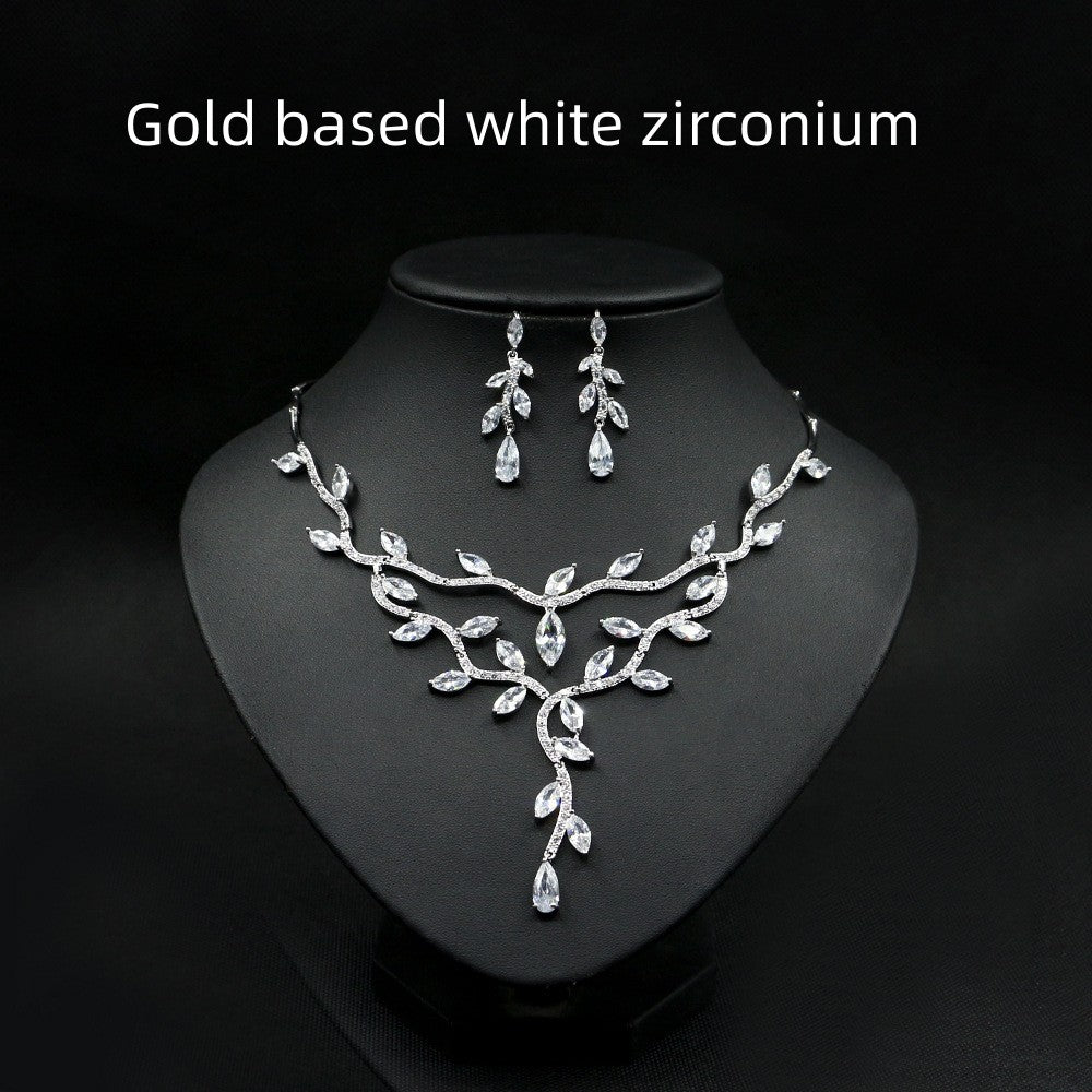 Zircon Bride Jewelry Set