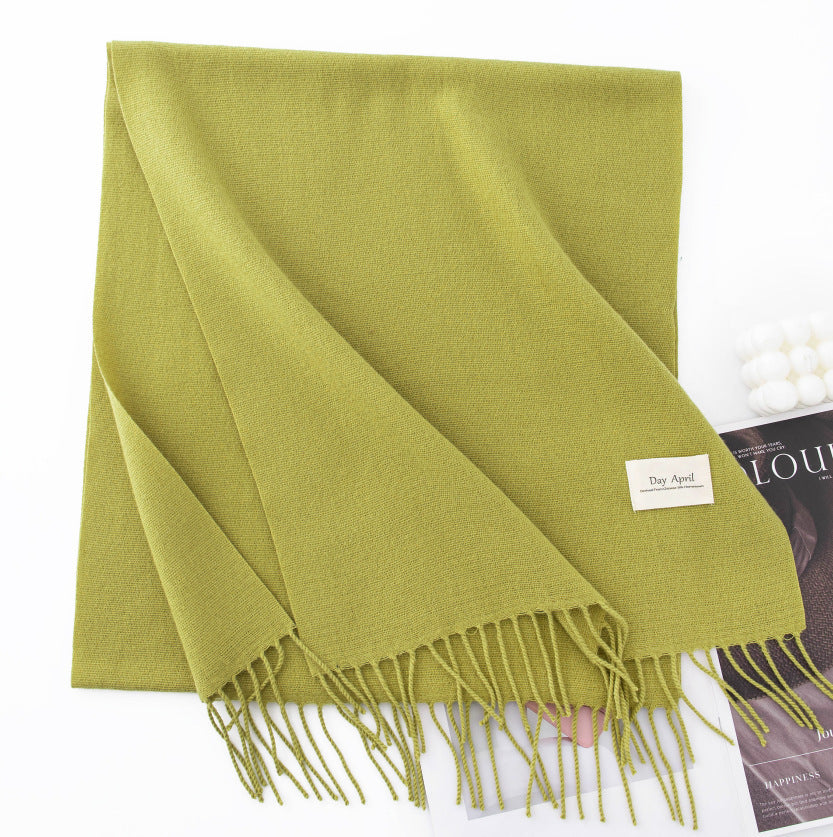 Artificial Cashmere Scarf Female Warm Shawl