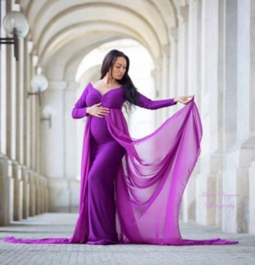 Pregnant Woman Cloak Dress