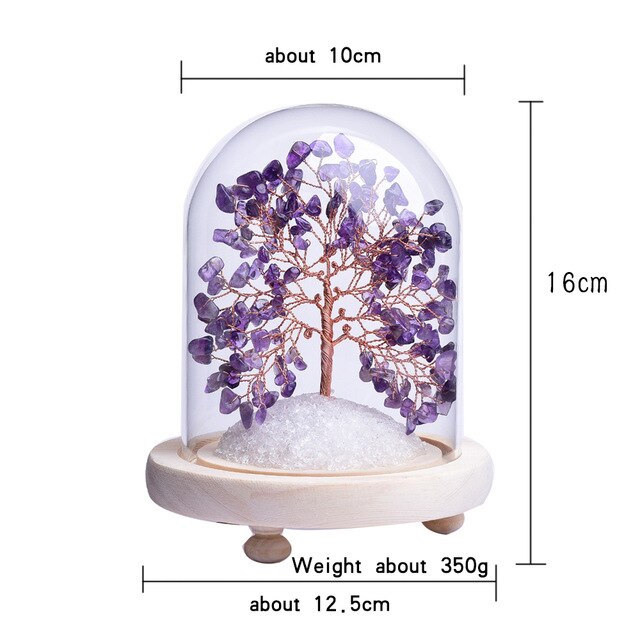 Natural Amethyst Rough Stone Flower Tree