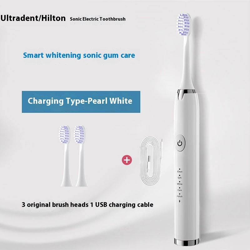 Household Rechargeable Soft Bristle Waterproof Electric Toothbrush