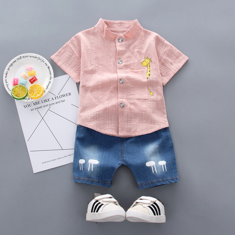 Baby Boy Short Sleeve Children's Clothing Summer