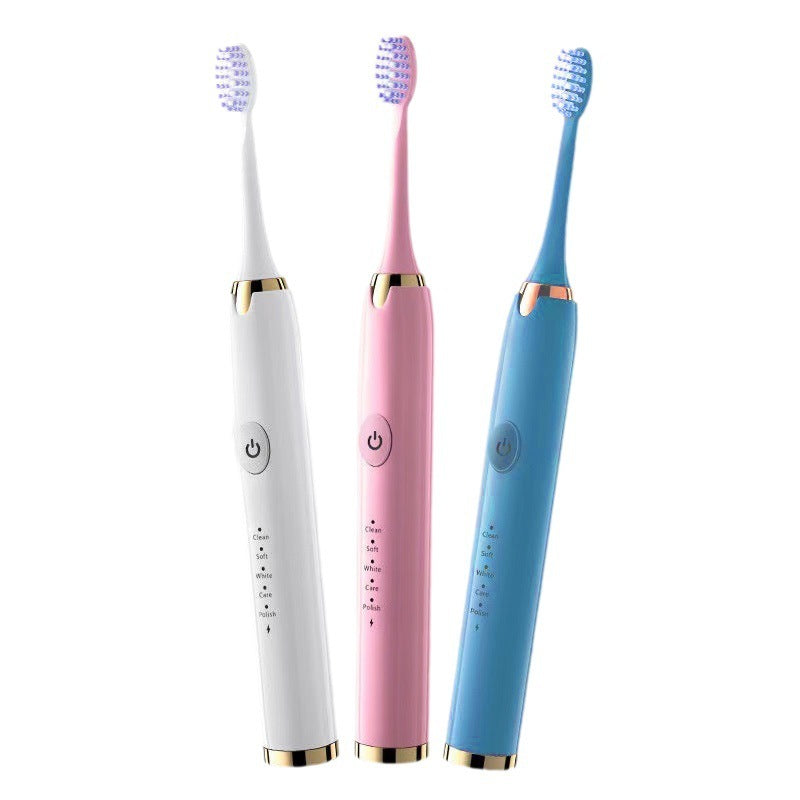 Household Rechargeable Soft Bristle Waterproof Electric Toothbrush