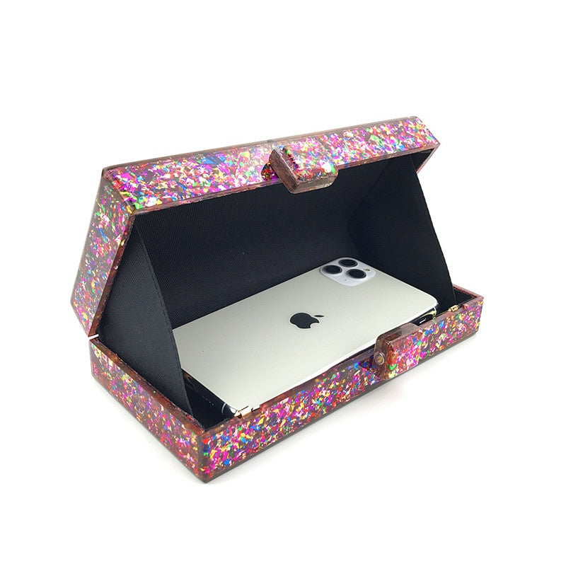 Eyes Acrylic Female Bag Box Banquet Bag