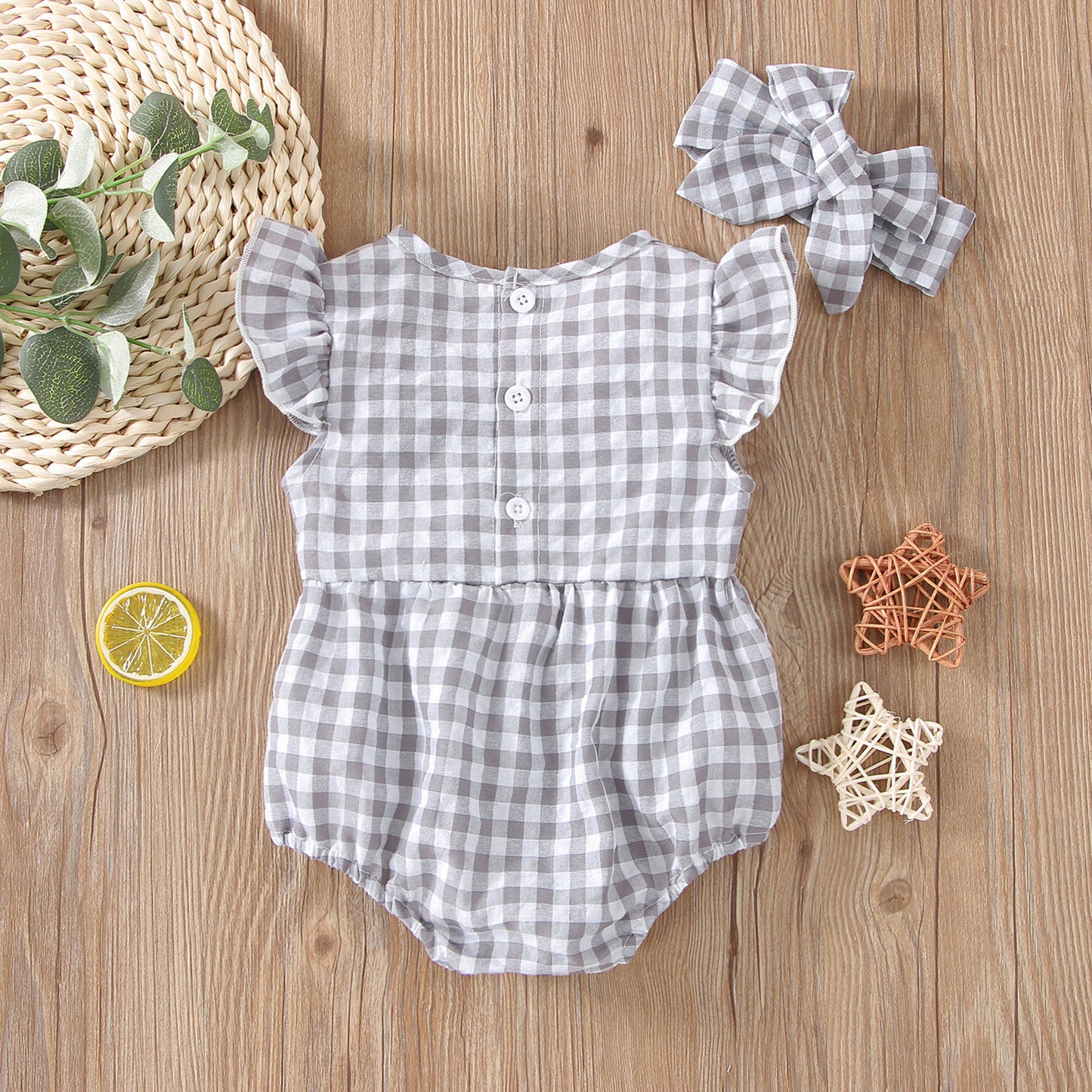 Pure Cotton Baby Jumpsuit Summer Vest Onesie Triangle Rompers Summer Thin