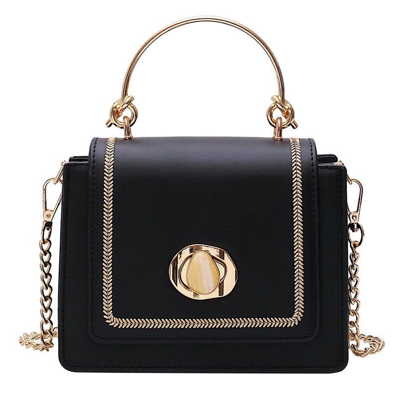 Chain Texture Shoulder Messenger Bag