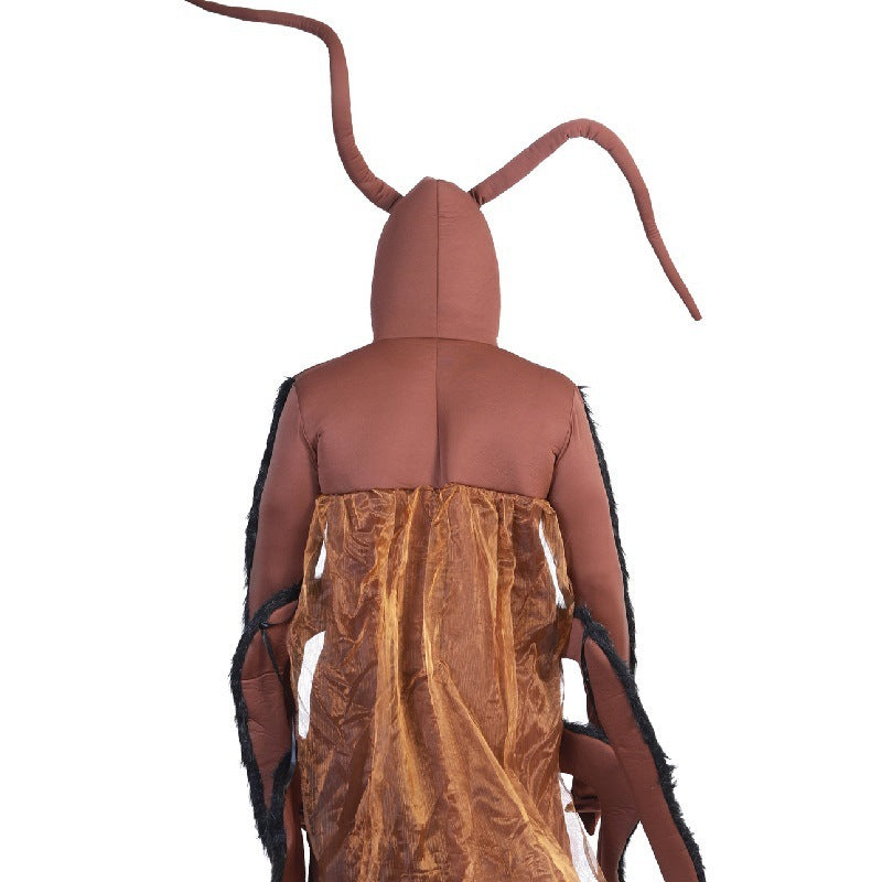 Disfraz de cucaracha de una pieza para Halloween para hombre