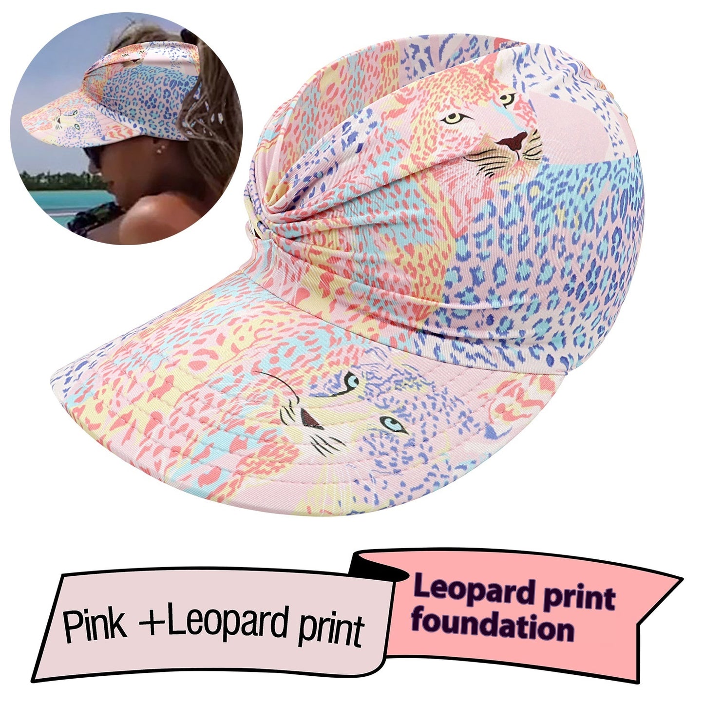 Printed Sun Hat Sun Protection UV Big Brim