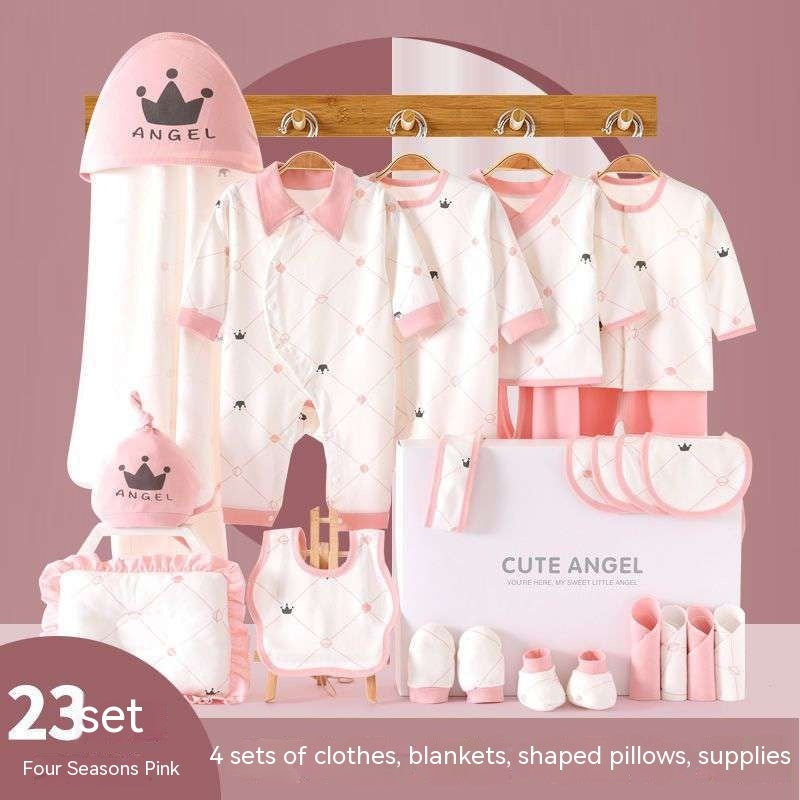 Clothes For Babies Pure Cotton Newborn Gift Box Suit