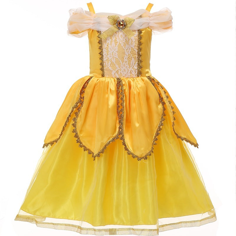 Belle Princess Halloween Dress Beauty and the Beast