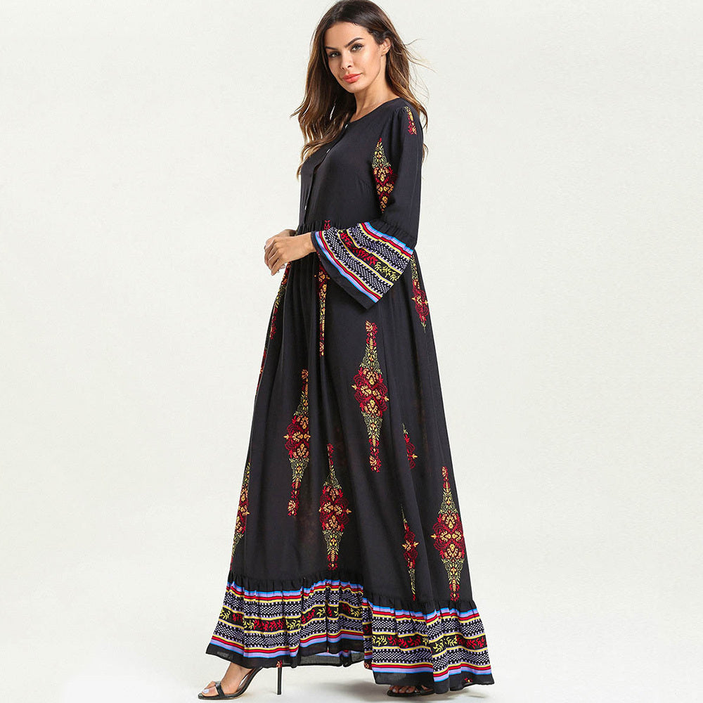 Nursing Printed Casual Dress