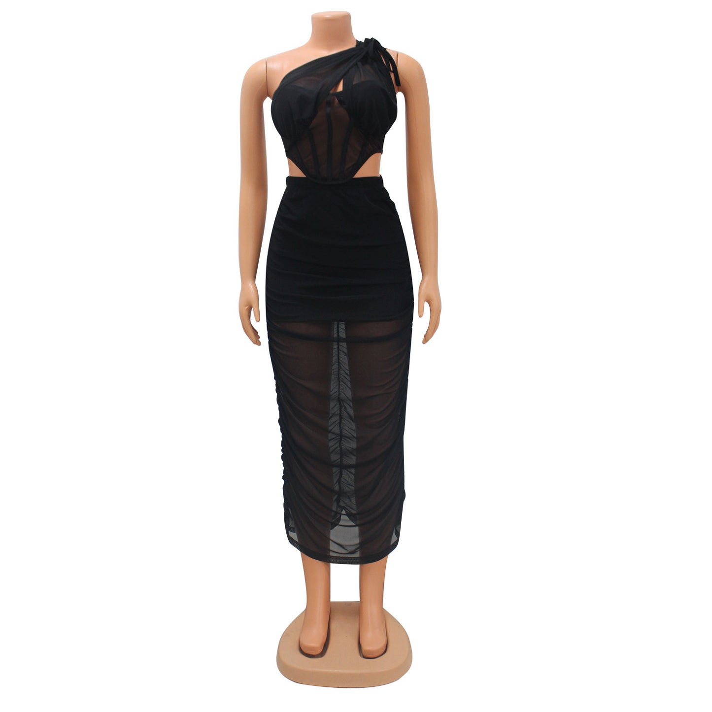 Women's Clothing Mesh Two-piece Set