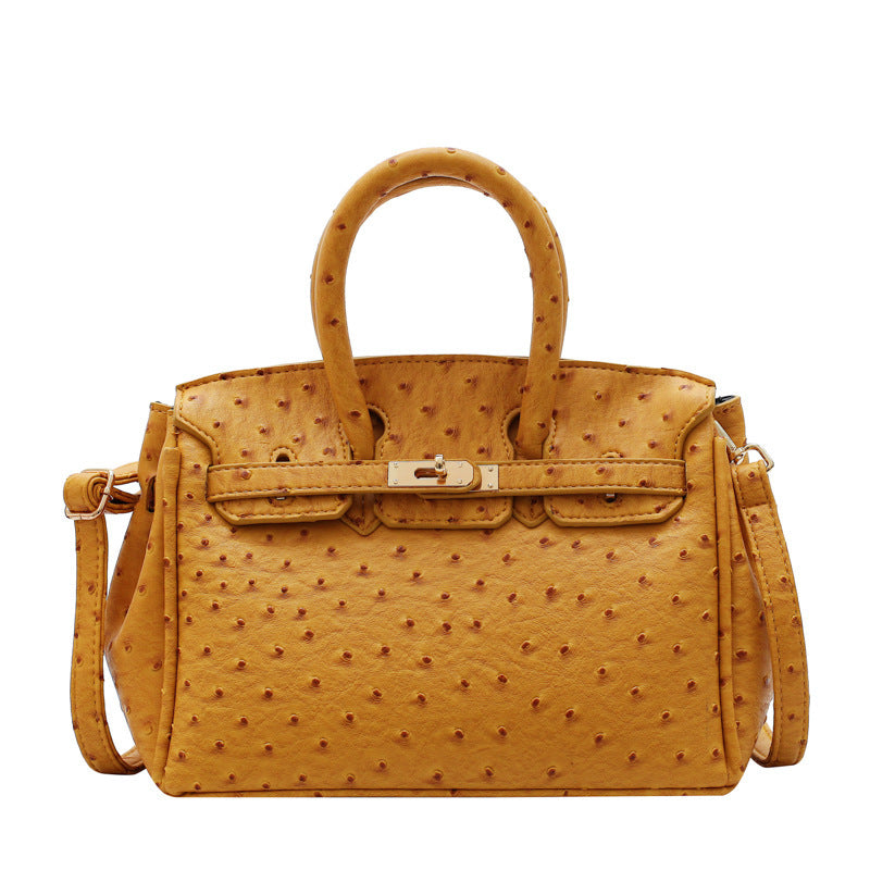 Ostrich Pattern Handbag