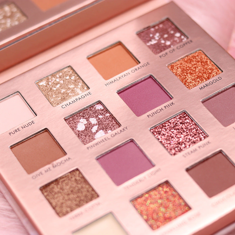 Desert Rose Waterproof Eyeshadow 16 Color Eyeshadow Palette