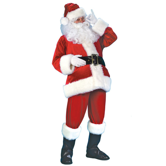 Premium Complete Santa Claus Costume Suit