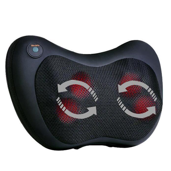 Electric Infrared Heating Kneading Neck Shoulder Back Body Spa Massage Pillow