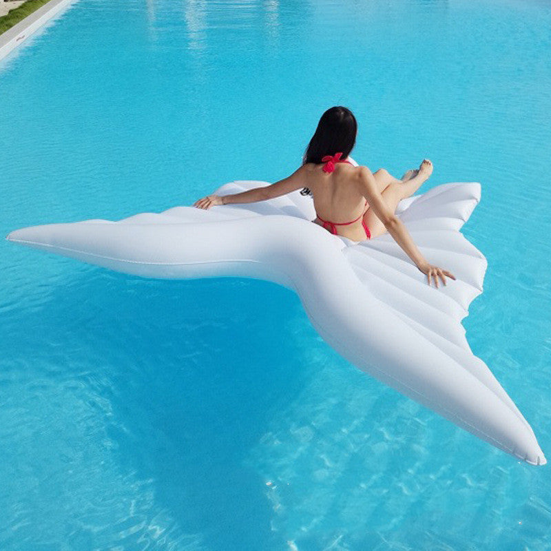 Pool Giant Angel Wings Floating Air Mattress