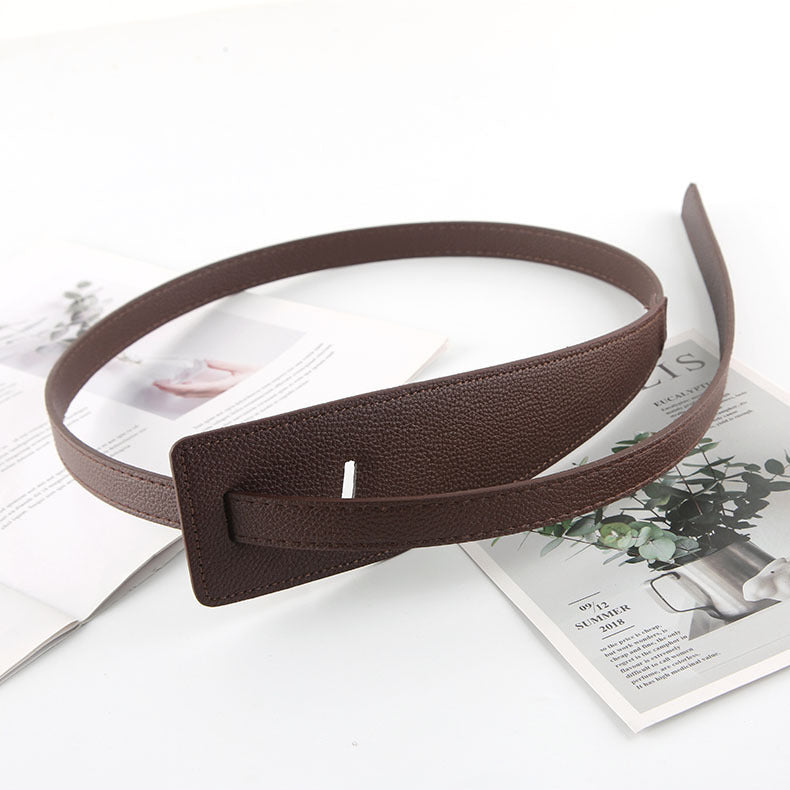 Fashion Soft Leather Waistband For Women