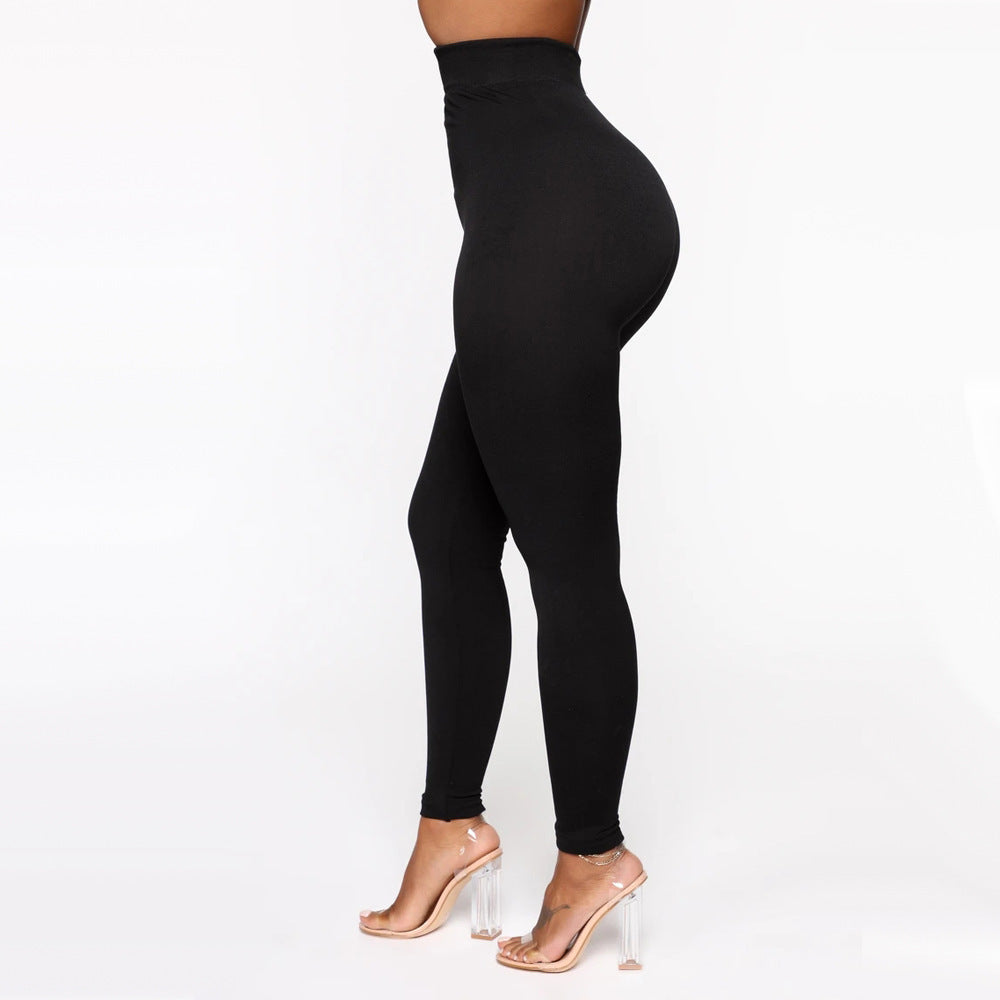 High Waisted Butt Inlaid Zipper Leggings