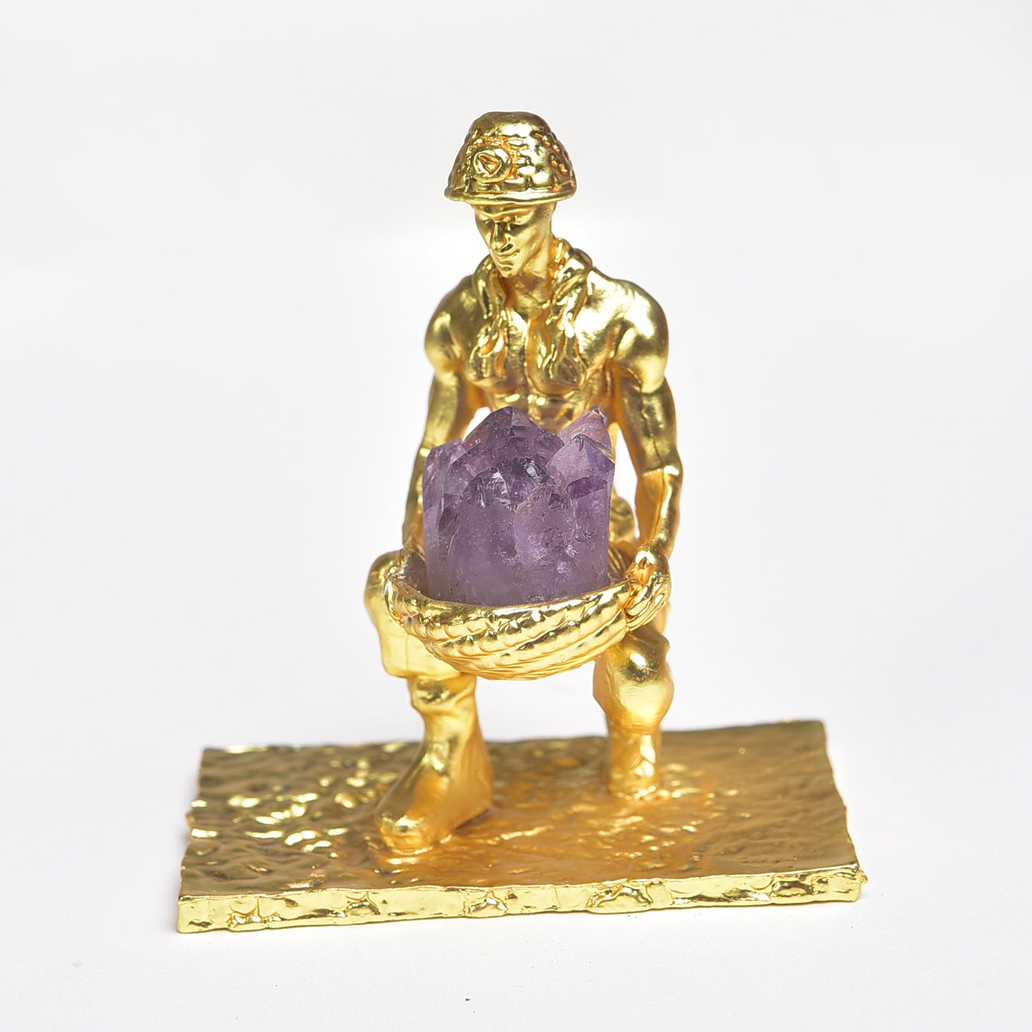 Ornaments Of Natural Amethyst Raw Stone Miners