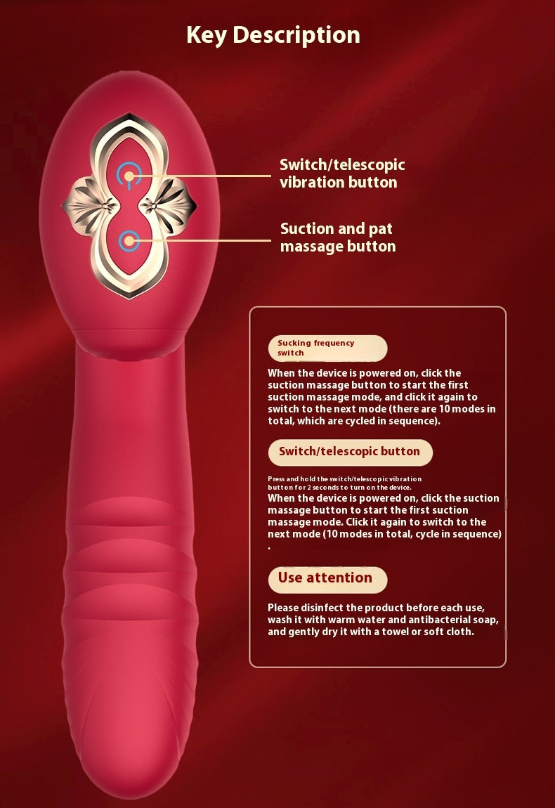 Vibrating Telescopic Massage Toy