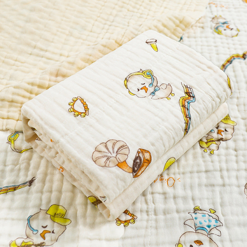 Newborn Baby Printed Pure Cotton Gauze Blanket