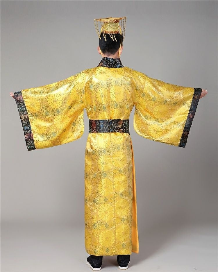 Ancient Costume Of Emperor Of Tang Dynasty Ancient Dragon Robe Of Emperor Wu