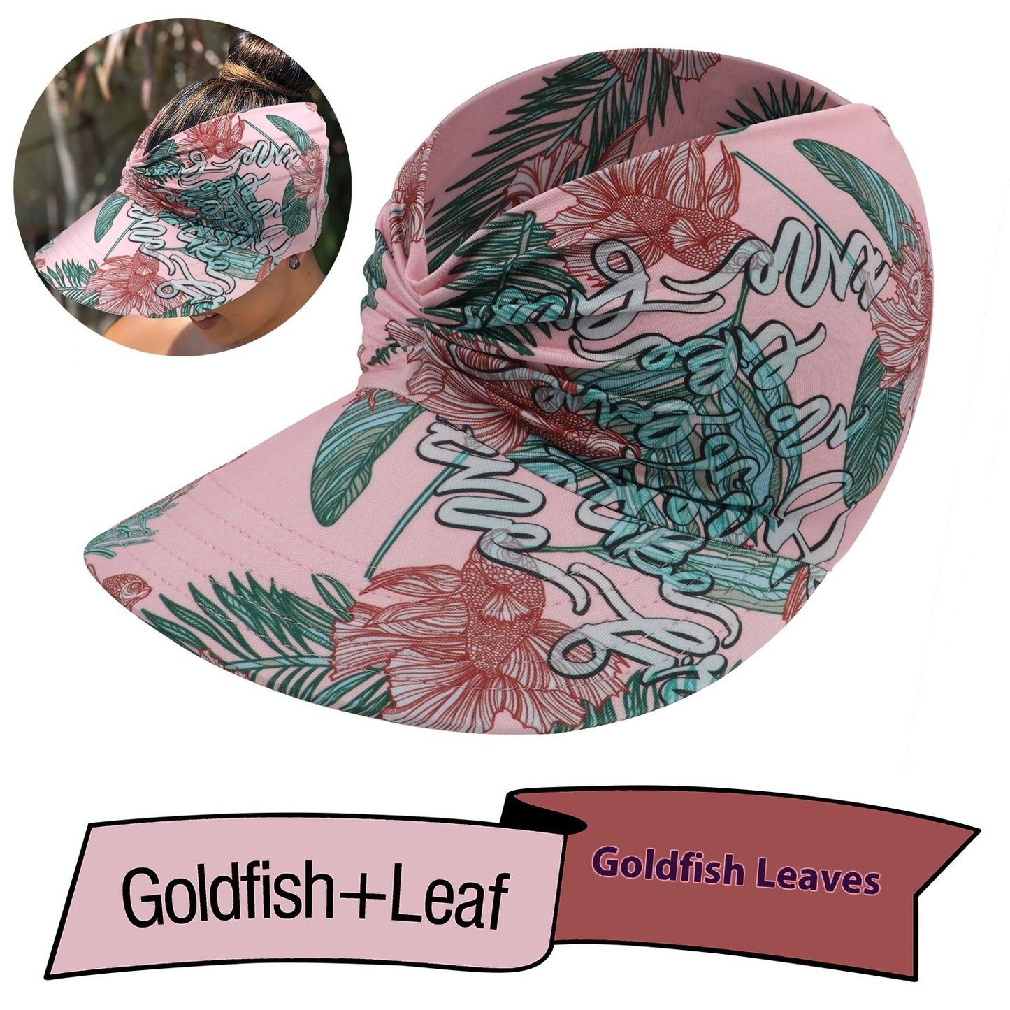 Printed Sun Hat Sun Protection UV Big Brim