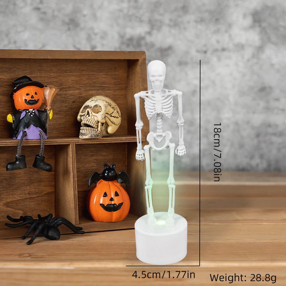 Luminous Halloween Decorations Skull Skeleton Desktop Ornaments