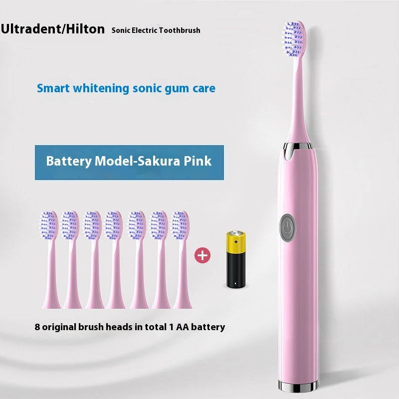 Household Rechargeable Soft Bristle Waterproof Electric Toothbrush