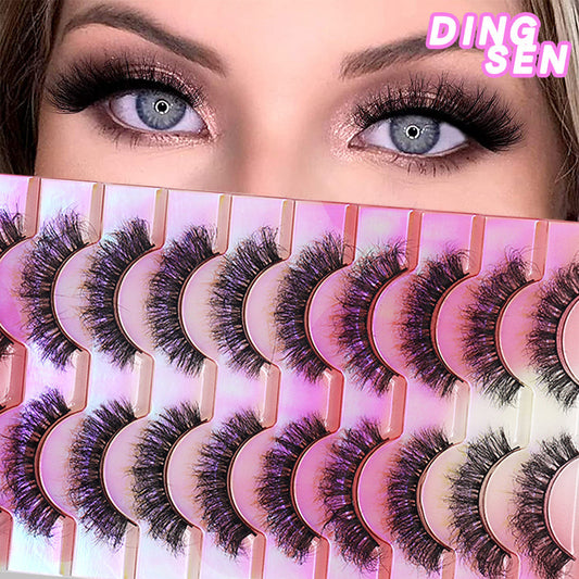 False Eyelashes Curling Eyes 10 Pairs