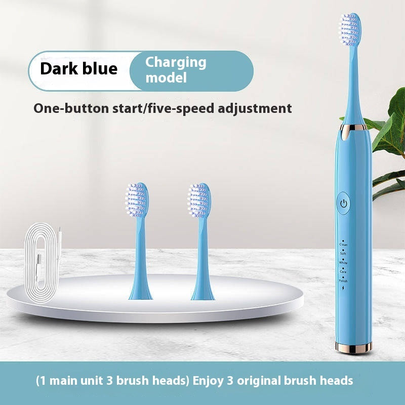 Household Rechargeable Soft Bristle Waterproof Electric Toothbrush