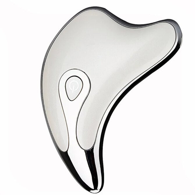 Gua Sha Scraper Facial Massager Face Lifting Slimming LED Light Microcurrent Skin Rejuvenation