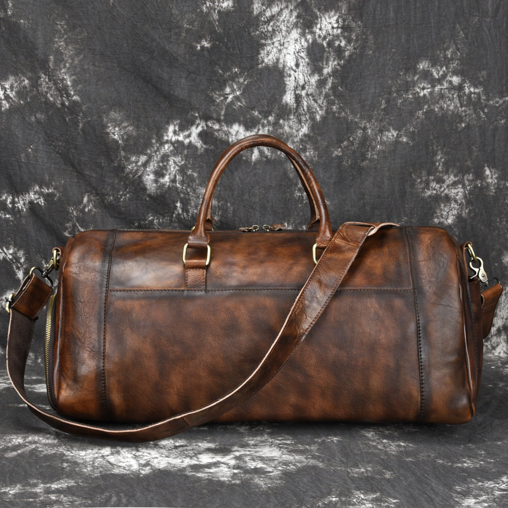 European and American leather men's handbag