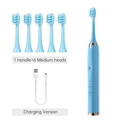 Household Rechargeable Soft Bristle Waterproof Electric Toothbrush