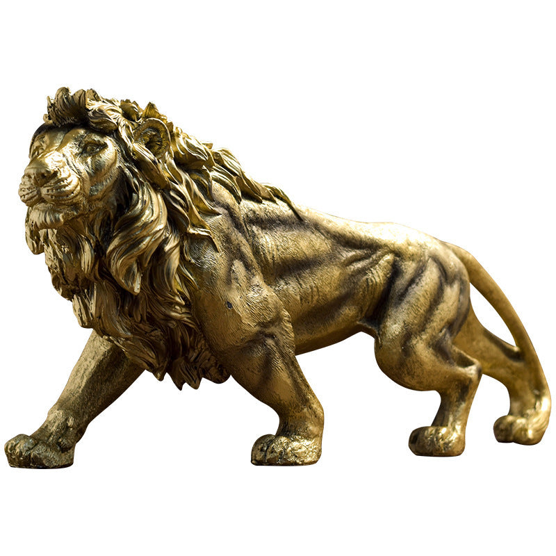 Lion Resin Craft Ornament TV