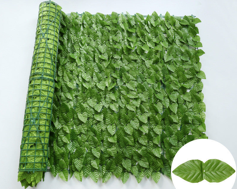 Simulation Fence Green Radish Leaves Balcony Garden Decoration Plant